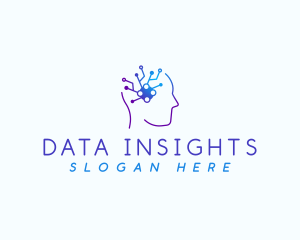 Data Mind Circuit logo design