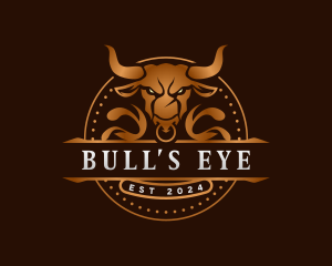 Animal Bull Ranch  logo design