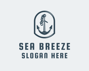 Nautical - Nautical Marine Anchor logo design