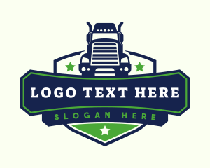 Trailer - Truck Automotive Logistic logo design