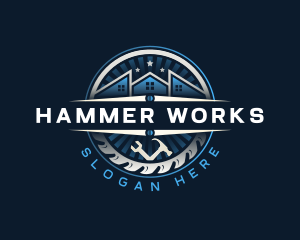 Hammer - Hammer Wrench Builder logo design