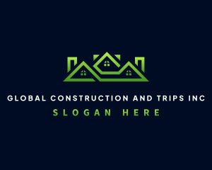 Roof Construction Renovation Logo