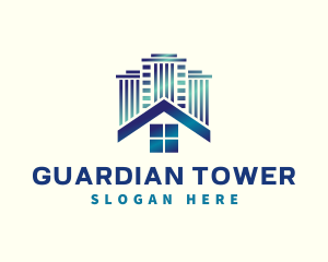 Condominium Real Estate Building  logo design