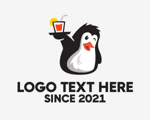 Antartica - Penguin Refreshment Mascot logo design