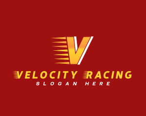 Logistics Speed Racing logo design