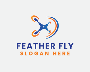 Flying Drone Media logo design