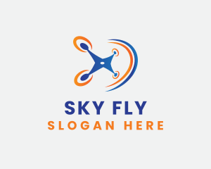 Flying Drone Media logo design