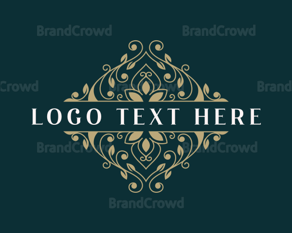 Elegant Flower Vine Logo