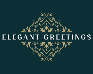 Elegant Flower Vine logo design