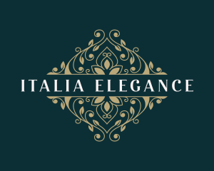 Elegant Flower Vine logo design