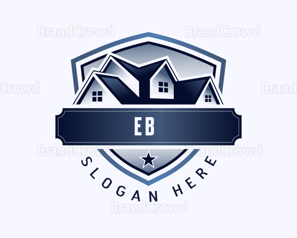 House Real Estate Roof Logo