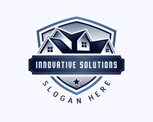 House Real Estate Roof Logo