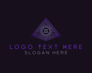 Technology Pyramid logo design