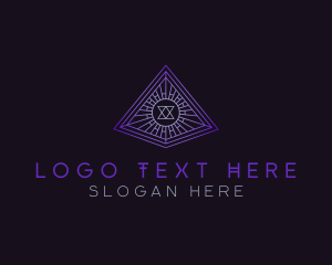 Pyramid - Technology Pyramid logo design