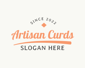 Retro Cursive Branding logo design