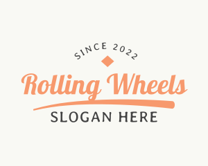 Skates - Retro Cursive Branding logo design