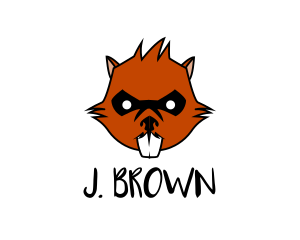 Wild Brown Beaver  logo design