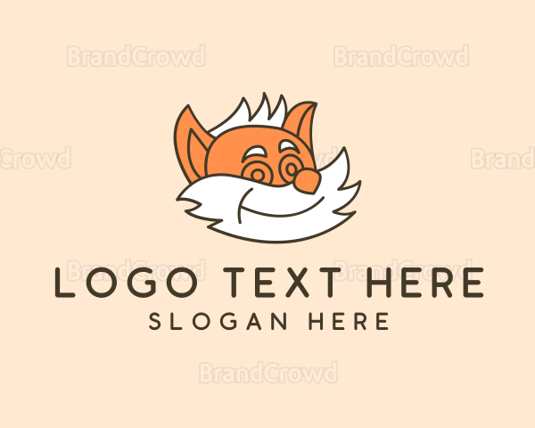 Coyote Animal Character Logo