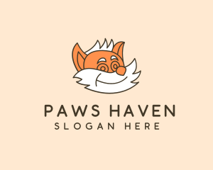 Coyote Animal Character  logo design