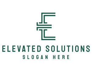 Industrial Engineering Construction logo design