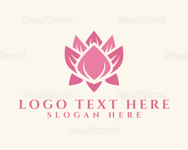 Lotus Flower Wellness Logo