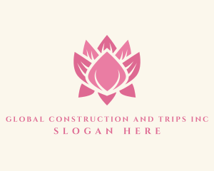 Chakra - Lotus Flower Wellness logo design