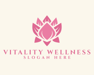 Lotus Flower Wellness logo design