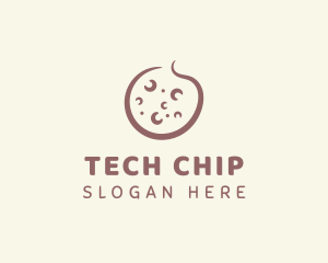 Choco Chip Cookie logo design