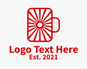 Red - Japanese Beer Mug logo design