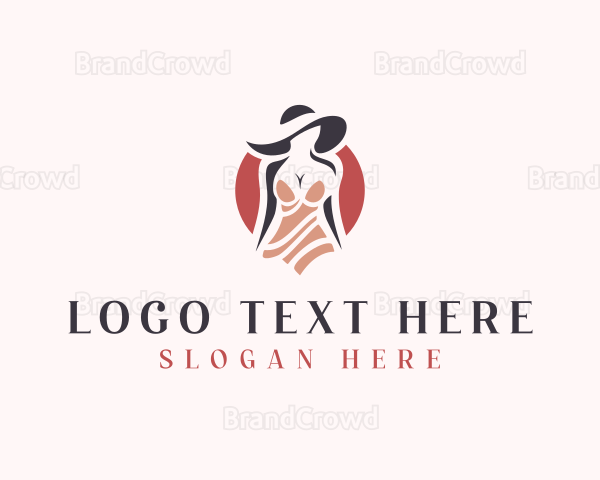 Woman Fashion Lingerie Logo