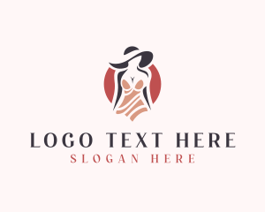 Waxing - Woman Fashion Lingerie logo design