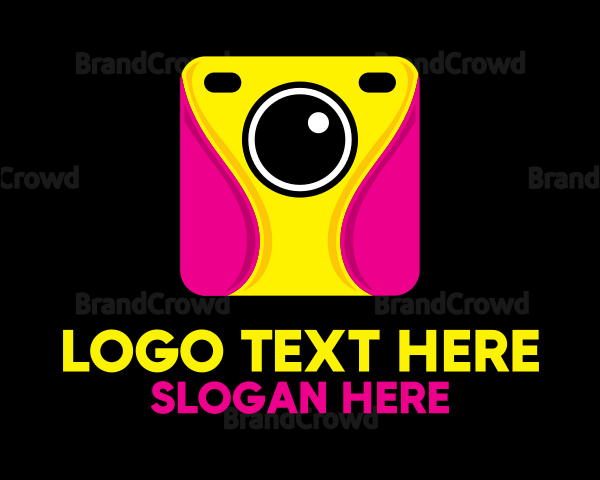 Cute Camera Mobile Application Logo