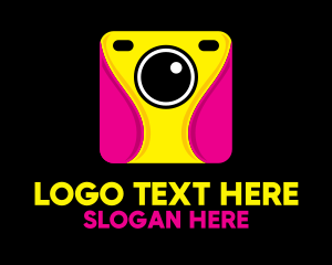 Photo Studio - Cute Camera Mobile Application logo design