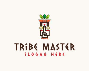 Tribal Tiki Totem logo design