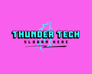 Neon Thunder Gaming logo design