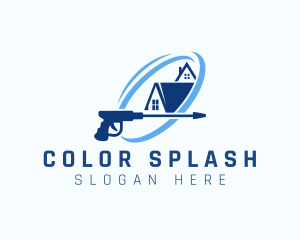 Power Wash Roof logo design