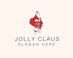 Santa Claus Character logo design