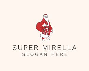 Holiday - Santa Claus Character logo design