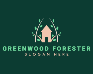 Forest Leaf House logo design