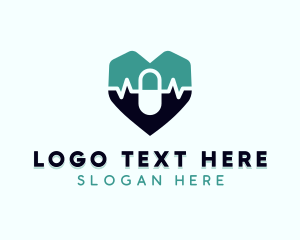 Hospital - Heart Medicine Hospital logo design