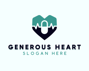 Heart Medicine Hospital logo design