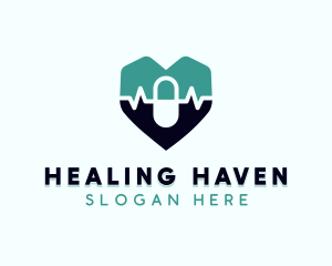 Hospital - Heart Medicine Hospital logo design