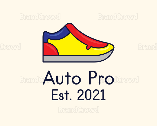 Mondrian Shoe Footwear Logo