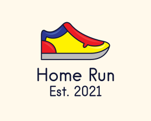 Mondrian Shoe Footwear logo design