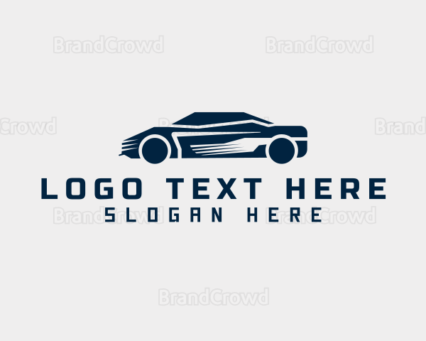 Fast Car Automobile Logo