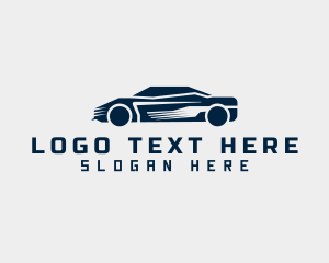 Racing - Fast Car Automobile logo design