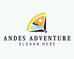 Adventure Exploration Compass logo design