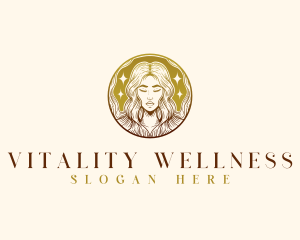 Woman Spa Wellness logo design