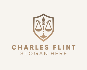 Legal - Shield Law Firm Scale logo design