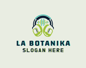 Headphones DJ Music Logo